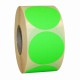 Prijssticker Ø50mm fluor groen 1000/rol Td27501750