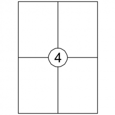 Apli laser A4 etiketten 105x148mm 100vel à 4st Td35351280