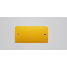 PVC-labels 54x108mm geel 2 gaten 1000st Td35987113