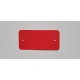 PVC-labels 80x150mm rood 2 gaten 1000st Td99359816
