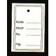 Hangetiket 60x40mm bedrukt 1000st
