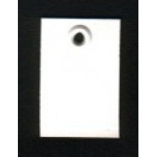 Tapijtkaartje 25x32mm met kunststof oog Td27923200