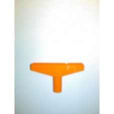 T- stuk oranje 9cm Td12015105