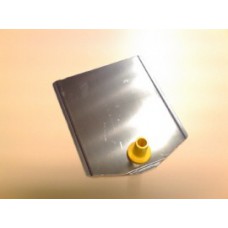 Voetplaat metaal-buishouder geel Td12021403