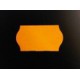 Etiket 22x12 golfrand fluor oranje permanent Etiket 22x12 golfrand fluor oranje permanent