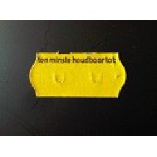 Etiket 26x12 golfrand geel -tenminste houdbaar tot- Td271130903