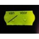Etiket 26x12 golfrand fluor geel -VAN VOOR- Td27113091