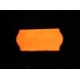 Etiket 26x12 golfrand fluor oranje afneembaar Etiket 26x12 golfrand fluor oranje afneembaar