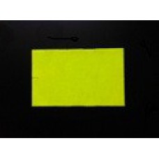 Etiket 26x16 rechthoek fluor geel permanent Td27173016