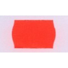  Etiket 26x16 golfrand fluor rood perm veiligheidssnit Td271830145