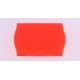 Etiket 26x16 golfrand fluor rood permanent Td27183014