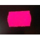 Etiket 26x16 golfrand fluor roze permanent Etiket 26x16 golfrand fluor roze permanent