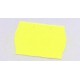 Etiket 26x16 golfrand fluor geel permanent Etiket 26x16 golfrand fluor geel permanent