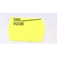  Etiket 26x16 golfrand geel permanent van voor Td27183093