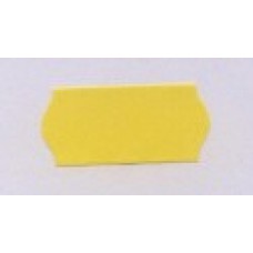 Etiket 26x12 golfrand geel permanent Td27113003