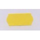 Etiket 26x12 golfrand fluor geel permanent Td27113016