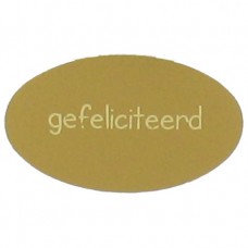 Etiket gefeliciteerd goud 500st Tpk548186