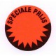 Prijssticker Ø50mm fluor rood "speciale prijs" 1000/rol Td27501491