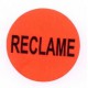 Prijssticker Ø35mm fluor rood Reclame 1000/rol